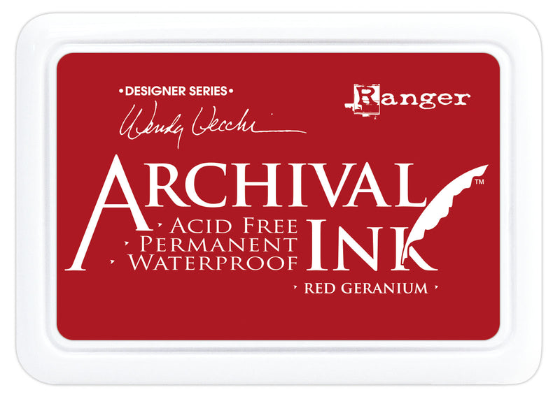 Afbeelding laden in galerijviewer, Ranger ink ranger • archival ink pad red geranium