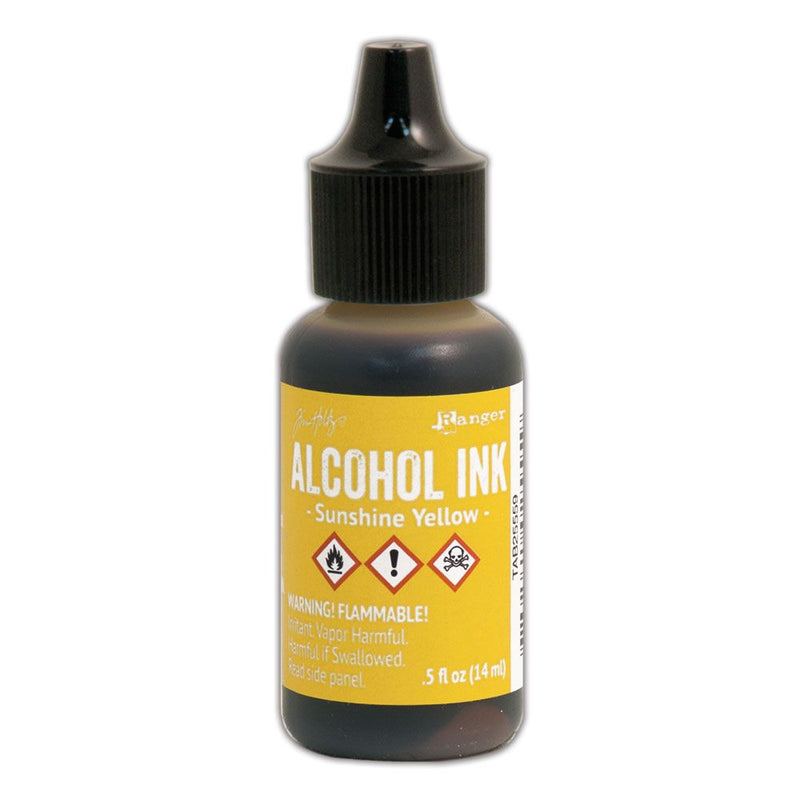 Afbeelding laden in galerijviewer, Ranger ink ranger • tim holtz alcohol ink sunshine yellow 14ml