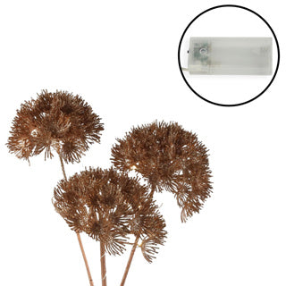 Afbeelding laden in galerijviewer, No brand kunst bloem heracleum countryfield led koper 80 cm