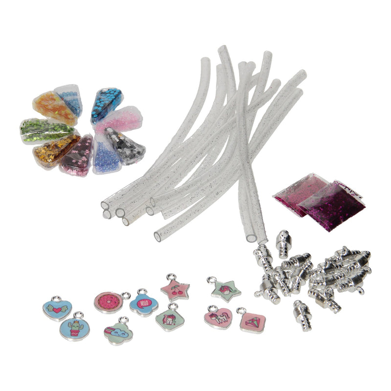 Afbeelding laden in galerijviewer, Creative craft group glitter water armbanden maken