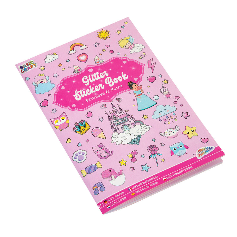 Afbeelding laden in galerijviewer, Creative craft group glitter stickerboek a5 - roze
