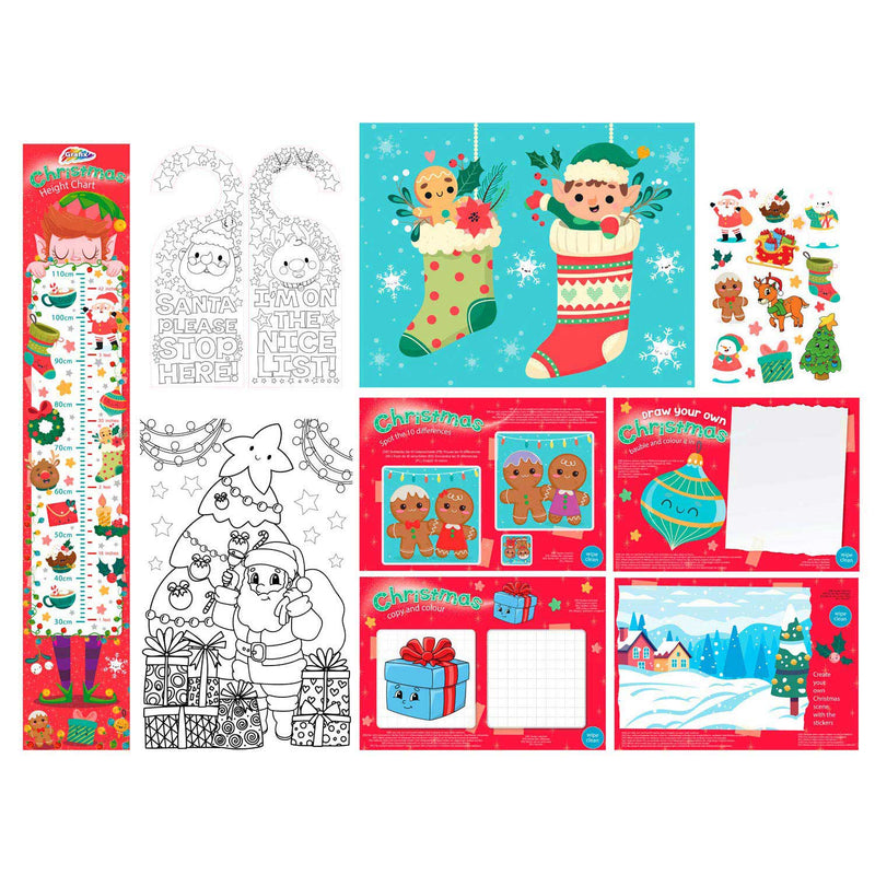 Afbeelding laden in galerijviewer, Grafix xmas draagbare knutselset kerst