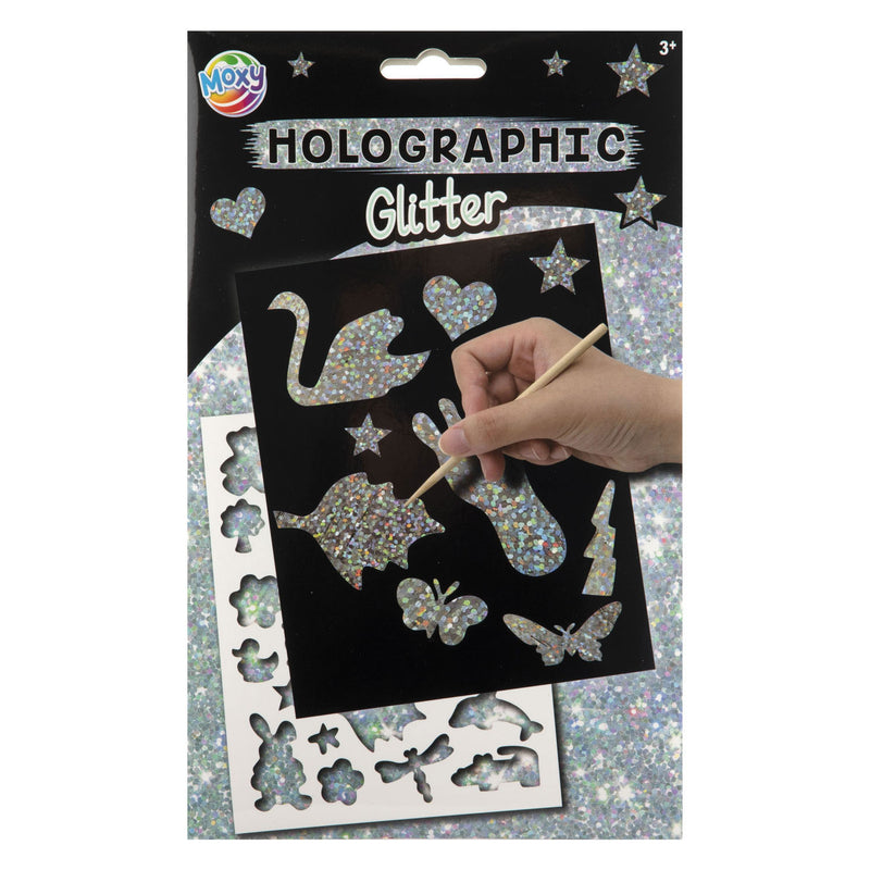 Afbeelding laden in galerijviewer, Creative craft group a5 kraskaarten glitter regenboog - 4 kraskaarten