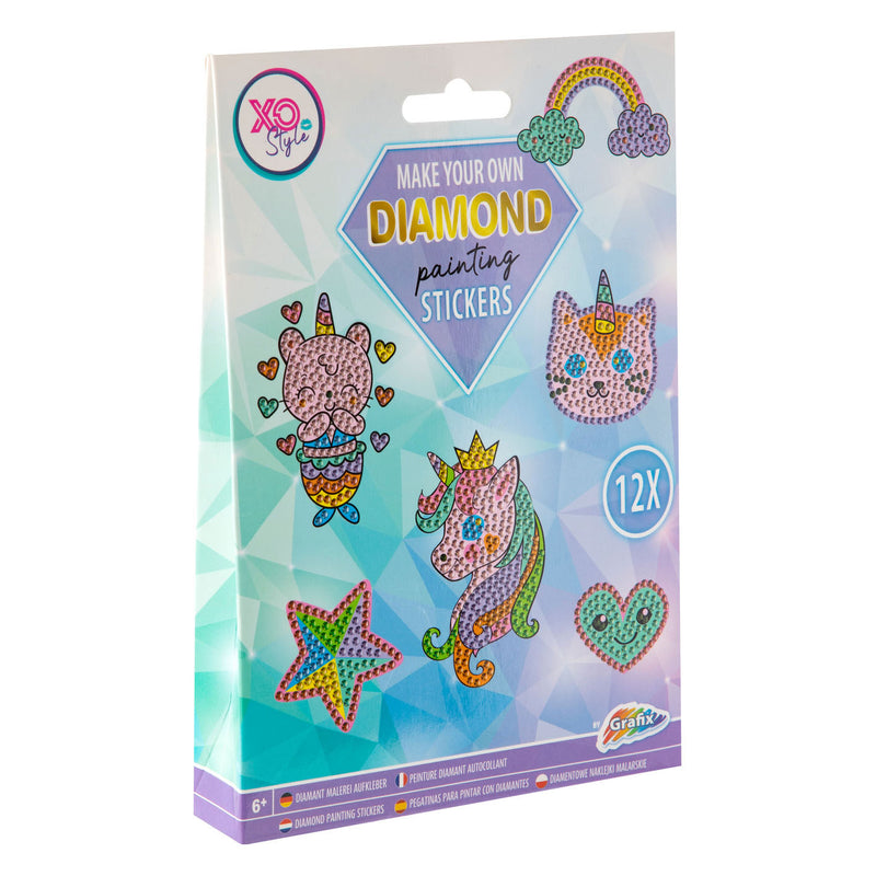 Afbeelding laden in galerijviewer, Creative craft group maak je eigen diamond painting stickers, 12dlg.