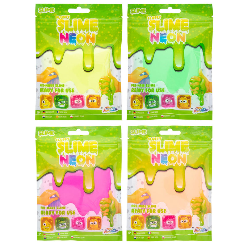 Afbeelding laden in galerijviewer, Grafix neon fluffy slijm
