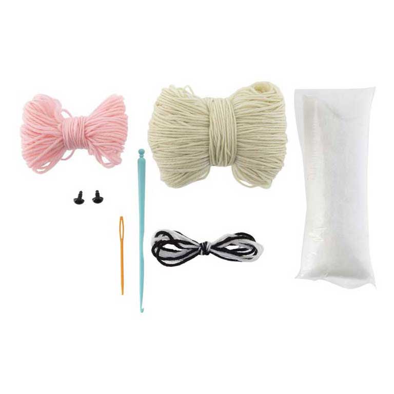 Afbeelding laden in galerijviewer, Craft id haakpakket konijntje - incl. naald en draad
