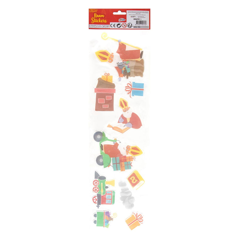 Afbeelding laden in galerijviewer, Grafix Sinterklaas Raamstickers