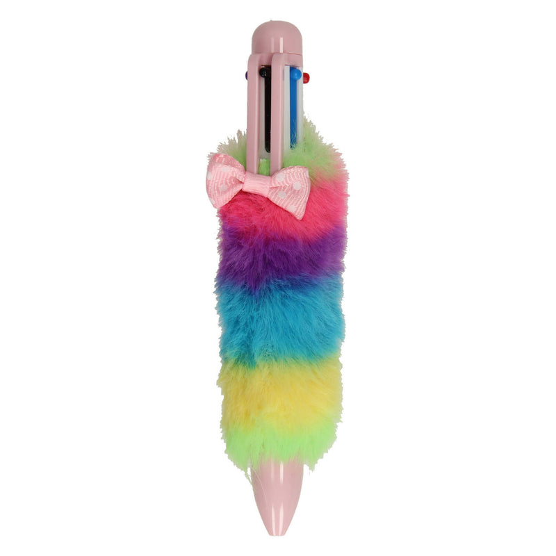 Afbeelding laden in galerijviewer, Grafix meerkleurenpen fluffy regenboog