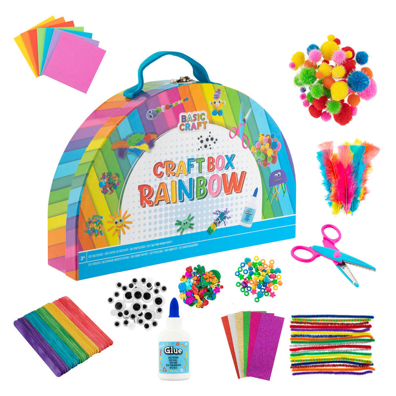 Afbeelding laden in galerijviewer, Creative craft group knutselbox regenboog