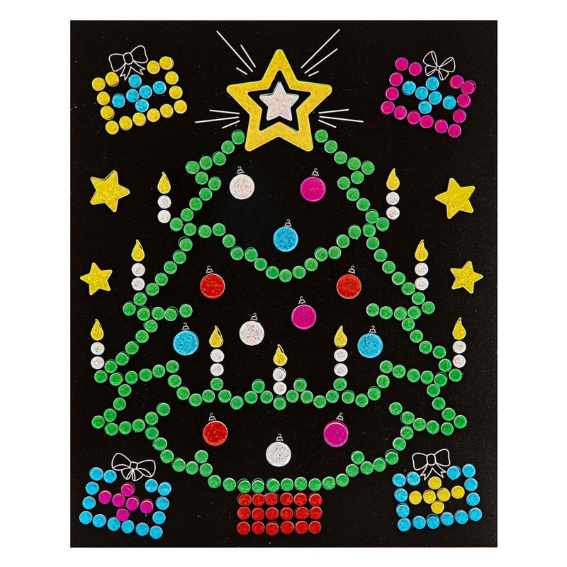 Afbeelding laden in galerijviewer, Creative craft group xmas holografische stippen stickerset