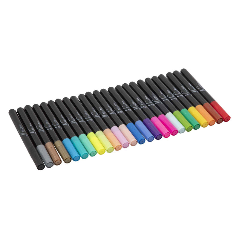 Afbeelding laden in galerijviewer, Creative craft group glas- en porseleinmarkers, 24st.