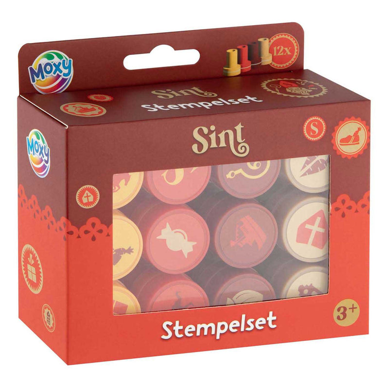 Afbeelding laden in galerijviewer, Creative craft group sinterklaas zelfinktende stempels - 12st.