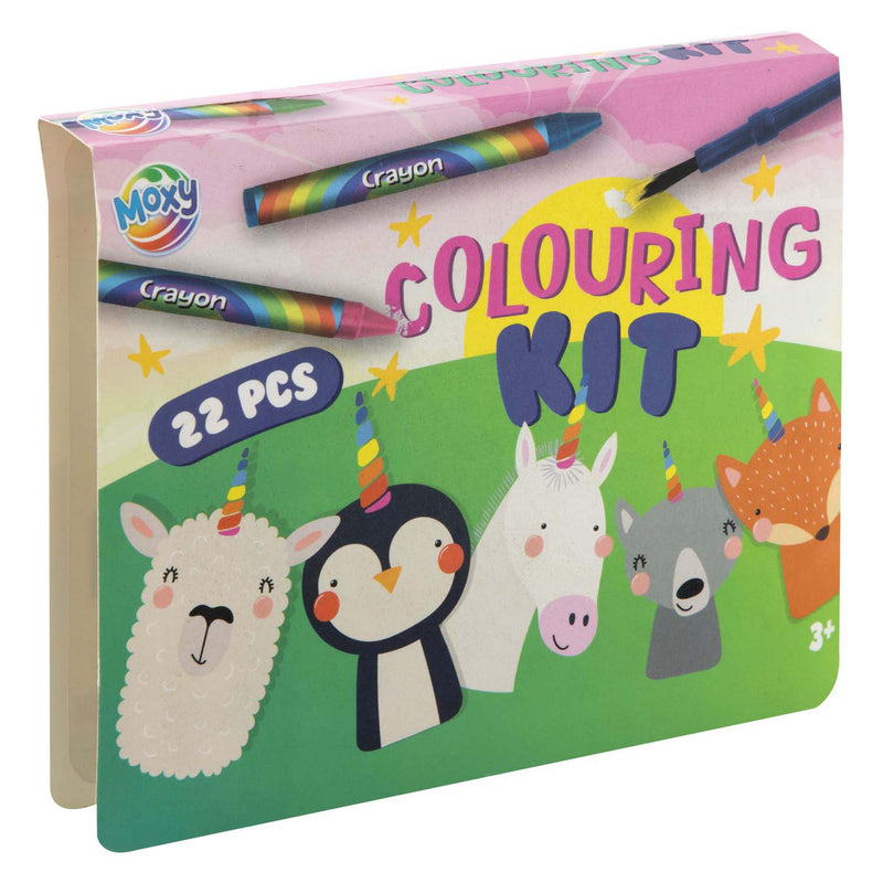 Afbeelding laden in galerijviewer, Creative craft group klein kleur- en verfkoffertje, 22dlg.