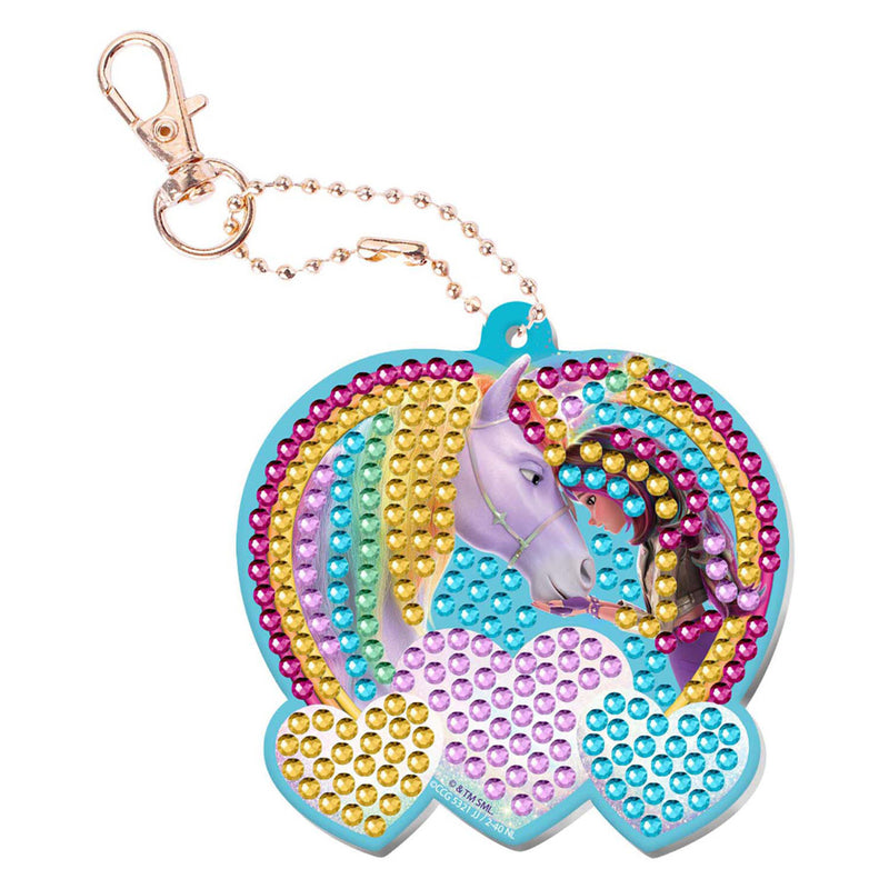 Afbeelding laden in galerijviewer, Moxy unicorn academy diamond painting sleutelhanger - 20,5x7,5 cm