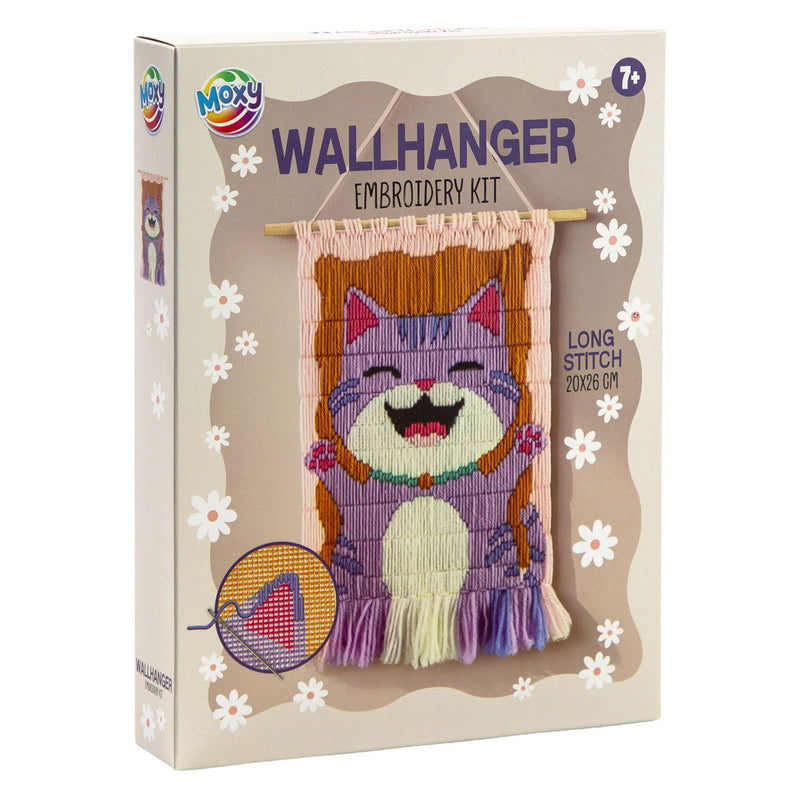 Afbeelding laden in galerijviewer, Moxy wandhanger borduurset lange steek