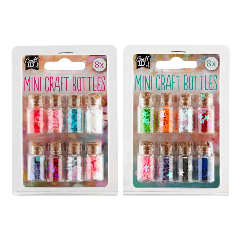 Afbeelding laden in galerijviewer, Creative craft group mini knutselflesjes - 8st.