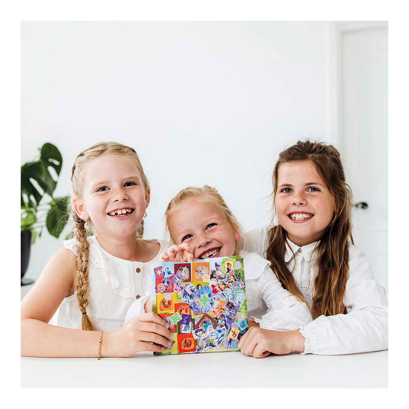 Afbeelding laden in galerijviewer, Creative craft group totum unicorn academy stickerset - 3 vellen + 1 achtergrond