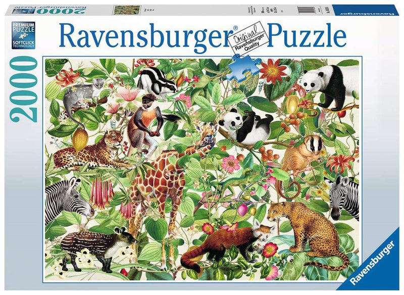 Afbeelding laden in galerijviewer, Ravensburger puzzel jungle 2000st