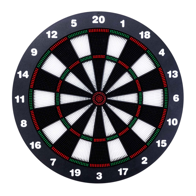 Afbeelding laden in galerijviewer, Longfield kindvriendelijk dartbord – ø 42 cm – inclusief 2 sets softip darts 18 gram – veilig dartbord voor kinderen – kindersafety –