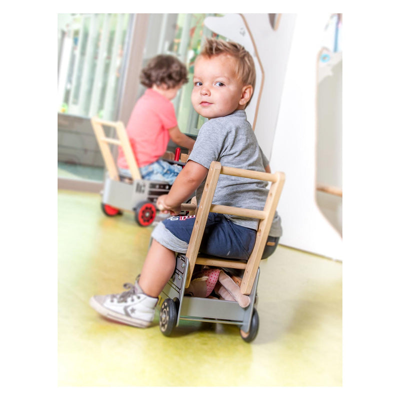 Afbeelding laden in galerijviewer, I'm toy loop duwwagen werktruck