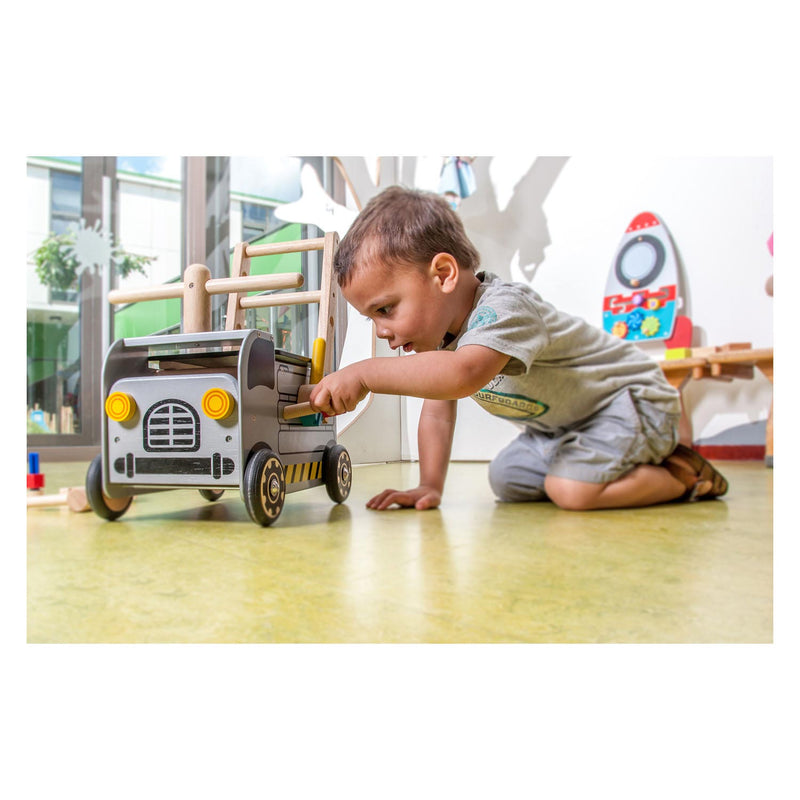 Afbeelding laden in galerijviewer, I'm toy loop duwwagen werktruck