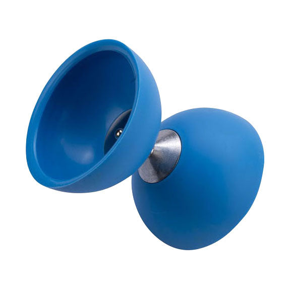 Afbeelding laden in galerijviewer, Diabolo van rubber met metalen stokjes - blauw