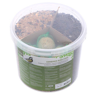 Afbeelding laden in galerijviewer, Esschert design westfalia winter voederset voor vogels - 3 kg - strooivoer met zonnebloempitten