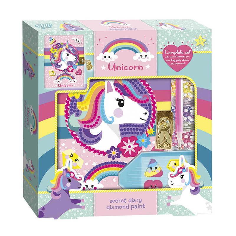 Afbeelding laden in galerijviewer, Totum unicorn geheim dagboek met slot vriendenboek | secret diary diamond painting knutselen | speelgoed meisjes cadeau tip