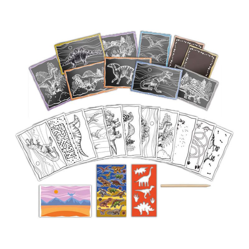 Afbeelding laden in galerijviewer, Totum dino forever - scratch boek