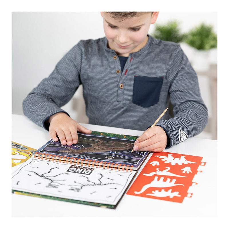 Afbeelding laden in galerijviewer, Totum dino forever - scratch boek
