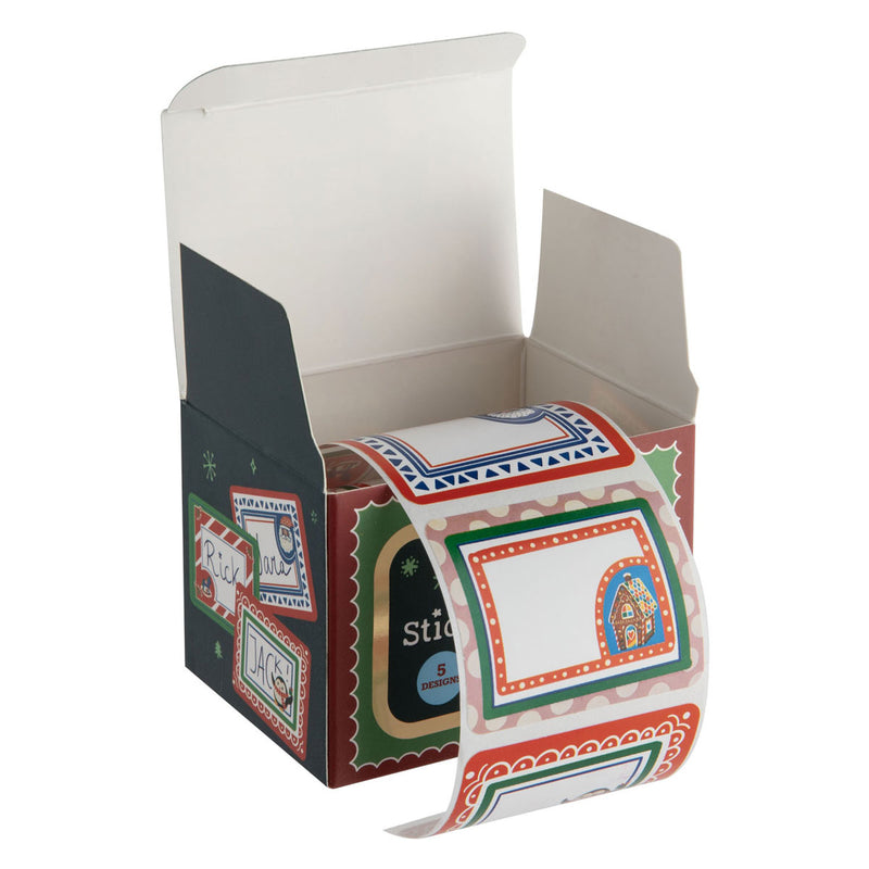 Afbeelding laden in galerijviewer, Creative craft group stickers op rol 5 designs - 50st.