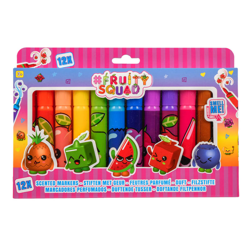 Afbeelding laden in galerijviewer, Canenco fruity squad stiften super brede punt met geur, 12st.