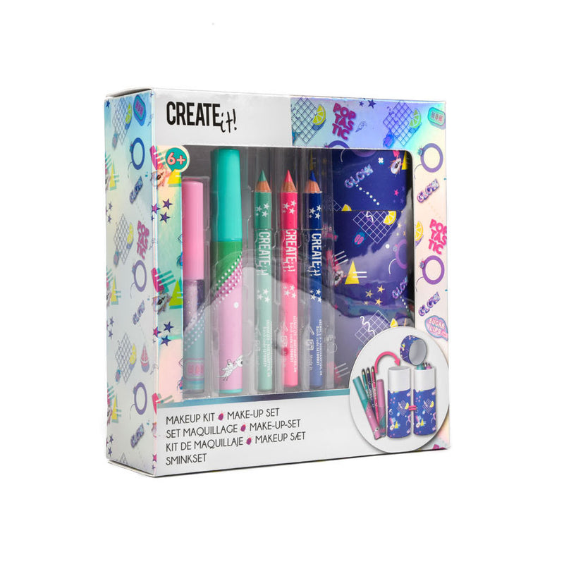 Afbeelding laden in galerijviewer, Create It! Poptastic Make-up Set met Opbergkoker