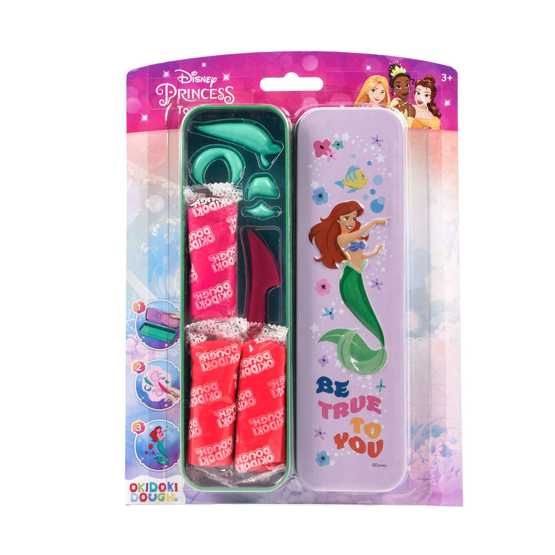 Afbeelding laden in galerijviewer, Canenco disney princess okidoki klei bewaarblik 3d met accessoires