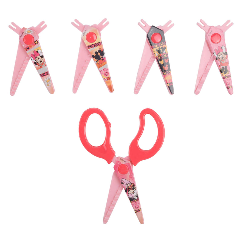 Afbeelding laden in galerijviewer, Canenco minnie mouse kartelschaar met 5 kartelbladen
