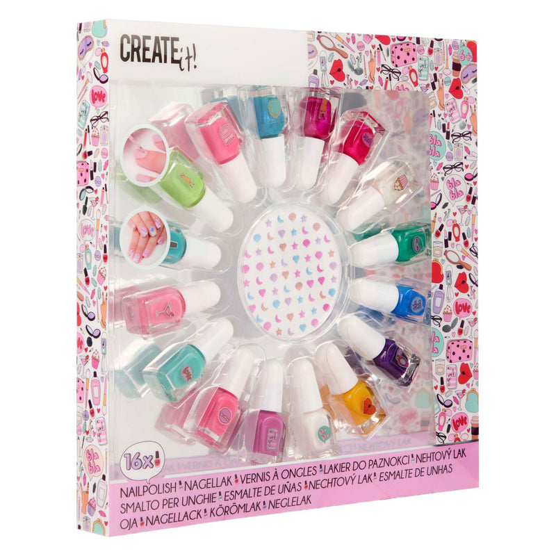 Afbeelding laden in galerijviewer, Canenco create it! beauty nagellak set, 16st.