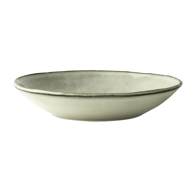 Afbeelding laden in galerijviewer, Dutch rose organic bord diep ã¸23,5cm creme doos a 4 stuks