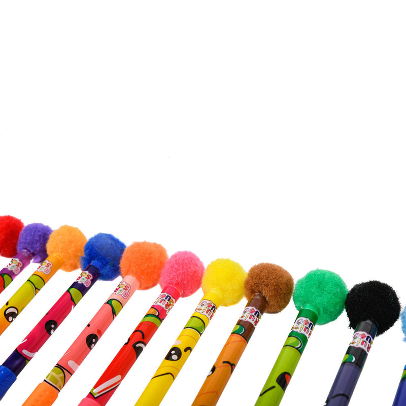 Afbeelding laden in galerijviewer, Fruity Squad PomPom Gelpennen met Geur, 12st.