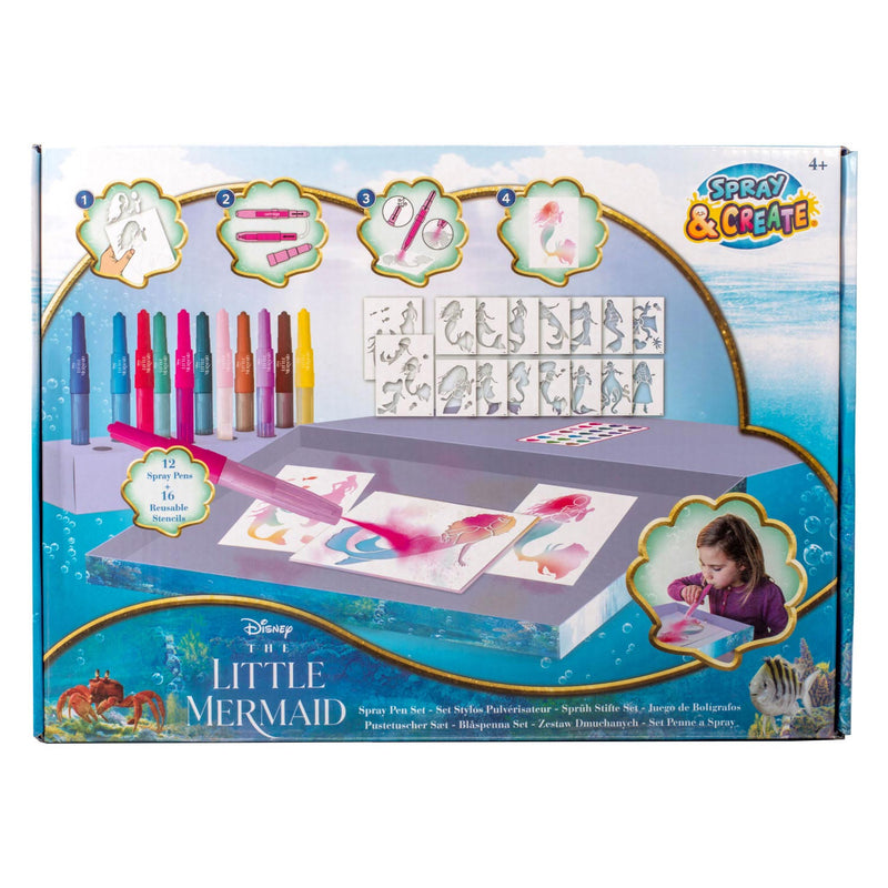 Afbeelding laden in galerijviewer, The Little Mermaid Blaaspennen Set Deluxe