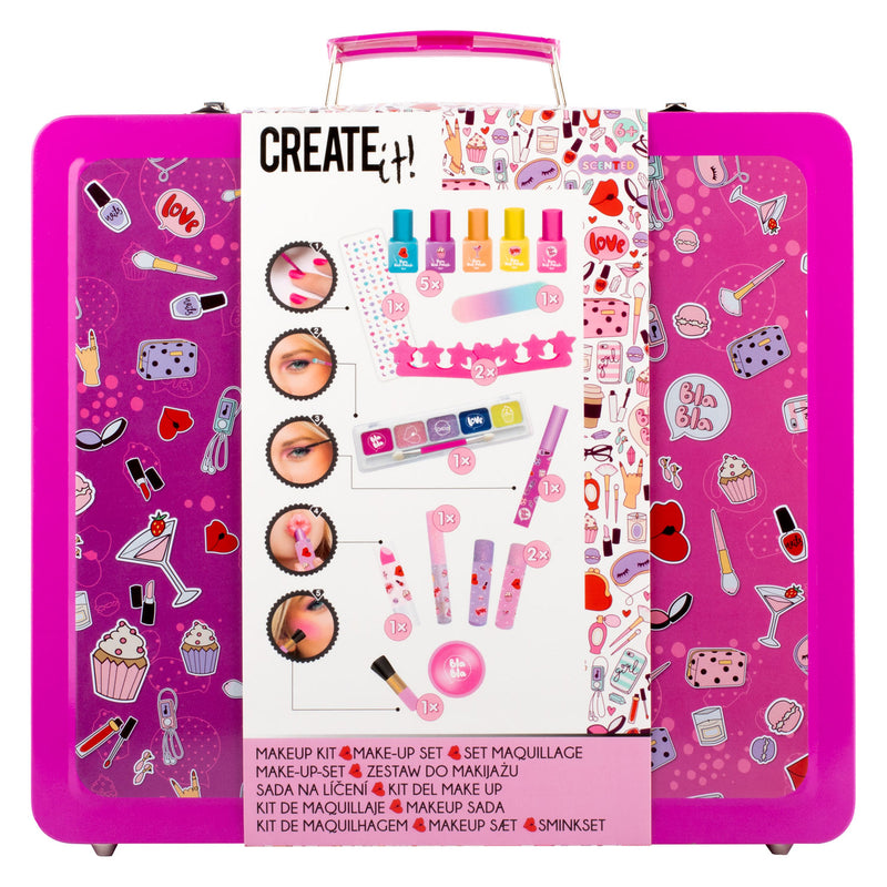 Afbeelding laden in galerijviewer, Create it! beauty make-up set in luxe koffer