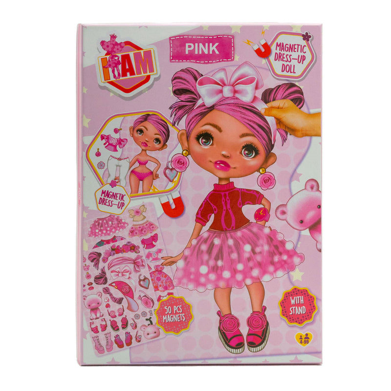 Afbeelding laden in galerijviewer, Canenco I Am Magnetisch Aankleed Model Pink