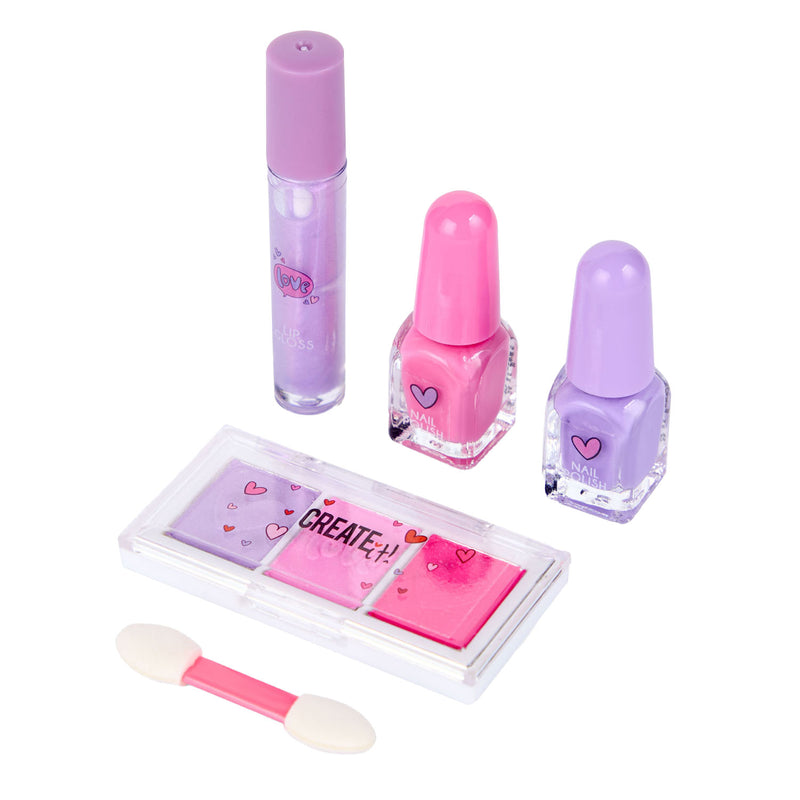 Afbeelding laden in galerijviewer, Create it! hart make-up set in lip blik