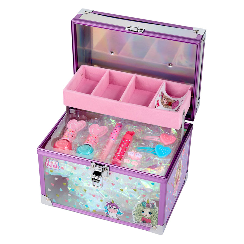 Afbeelding laden in galerijviewer, Canenco lulu blush make-up koffer transparant