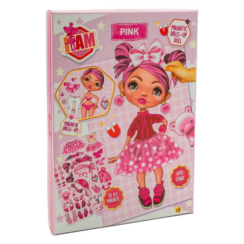Afbeelding laden in galerijviewer, Canenco i am aankleedpop magnetisch pink
