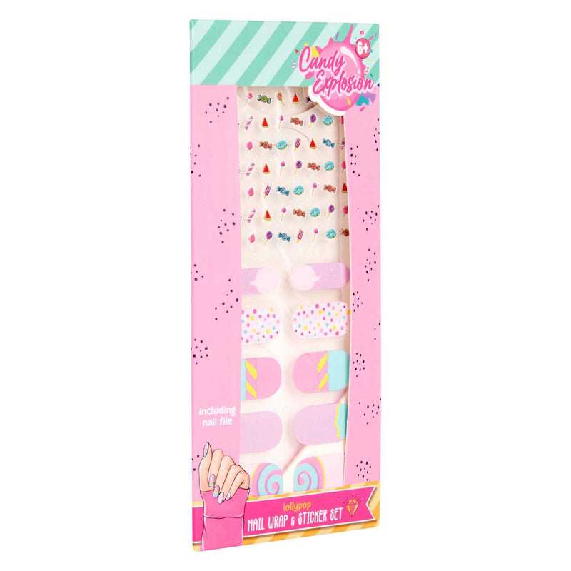Afbeelding laden in galerijviewer, Canenco create it! candy explosion nagelstickers creatie set