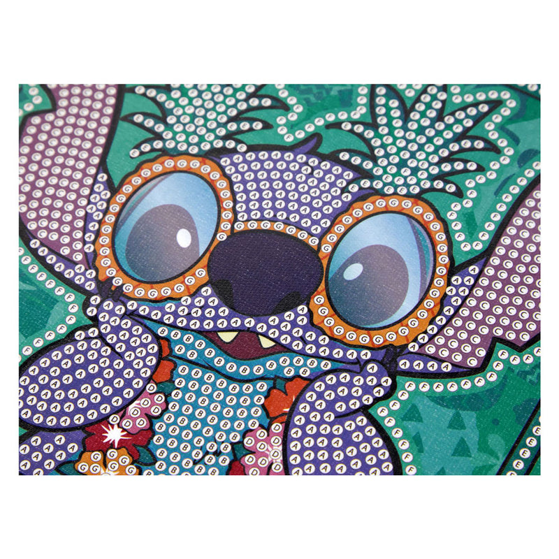 Afbeelding laden in galerijviewer, Canenco stitch diamond painting canvas glow in the dark 19x19cm