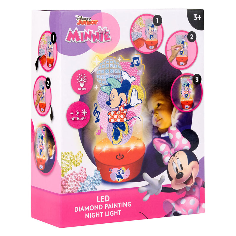 Afbeelding laden in galerijviewer, Canenco minnie mouse diamond painting nachtlamp
