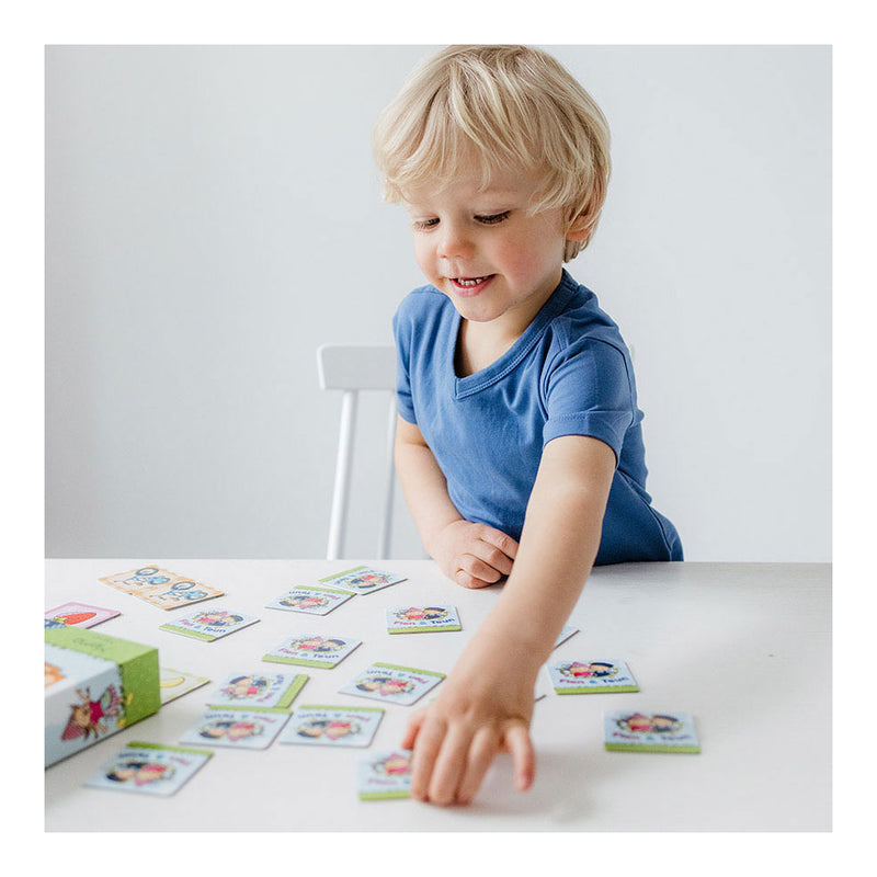 Afbeelding laden in galerijviewer, Bambolino fien teun memo spelletje - geheugen spel educatief spelgoed - boerderij - toys - vanaf 3 jaar