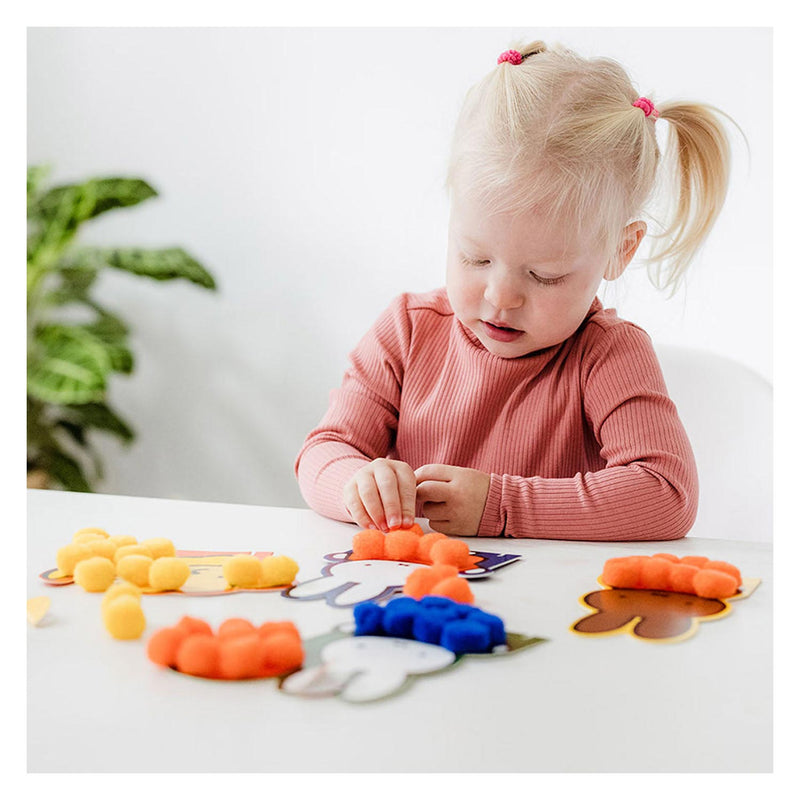 Afbeelding laden in galerijviewer, Bambolino Toys Pompom Plakken