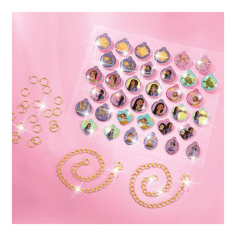 Afbeelding laden in galerijviewer, Disney Wish - Glitter Armbanden met Bedels Maken